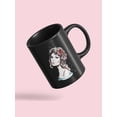 thumbnail image 3 of Flower Wreath Woman Mug  -Image by Shutterstock,, 3 of 4