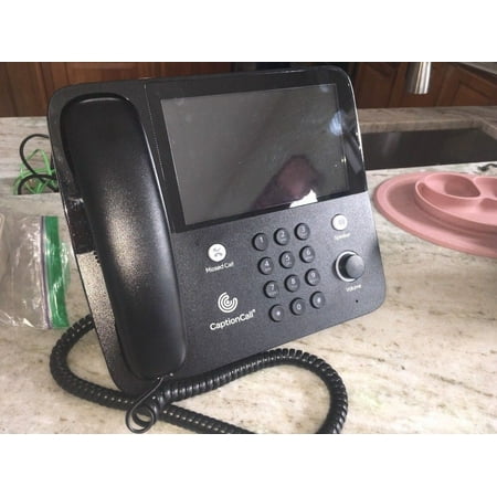 CAPTION CALL 67Tb HEARING IMPAIRED AMPLIFIED CAPTIONED PHONE W ADAPTER &