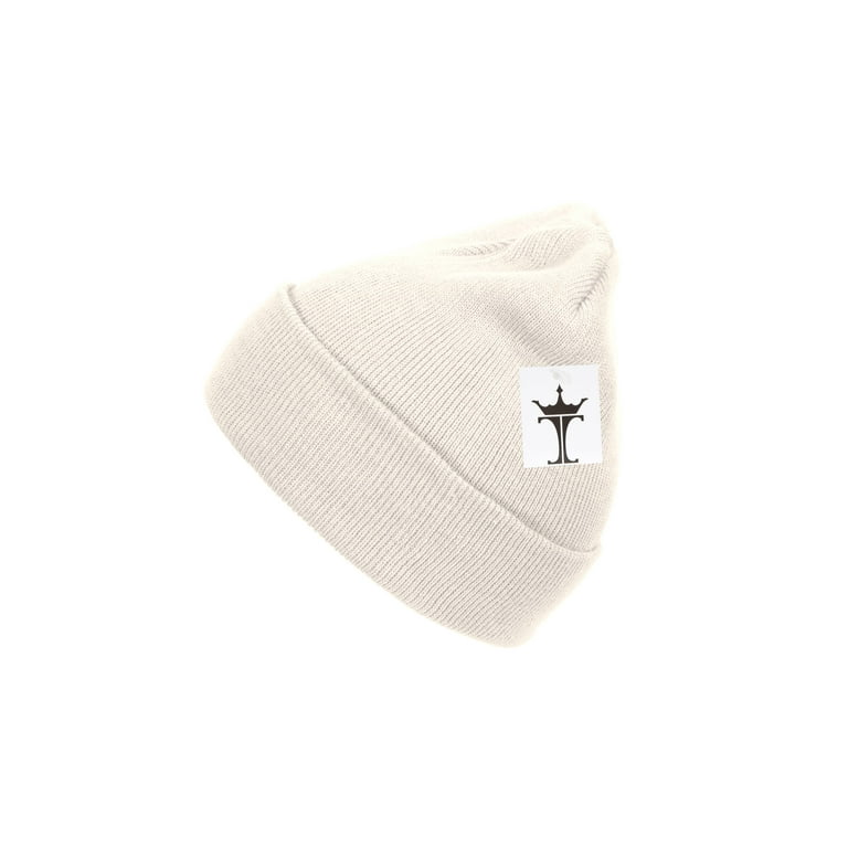 Custom Beanie Hat Personalized Text & Photo & Logo Knit Cuffed Beanie for  Men Women