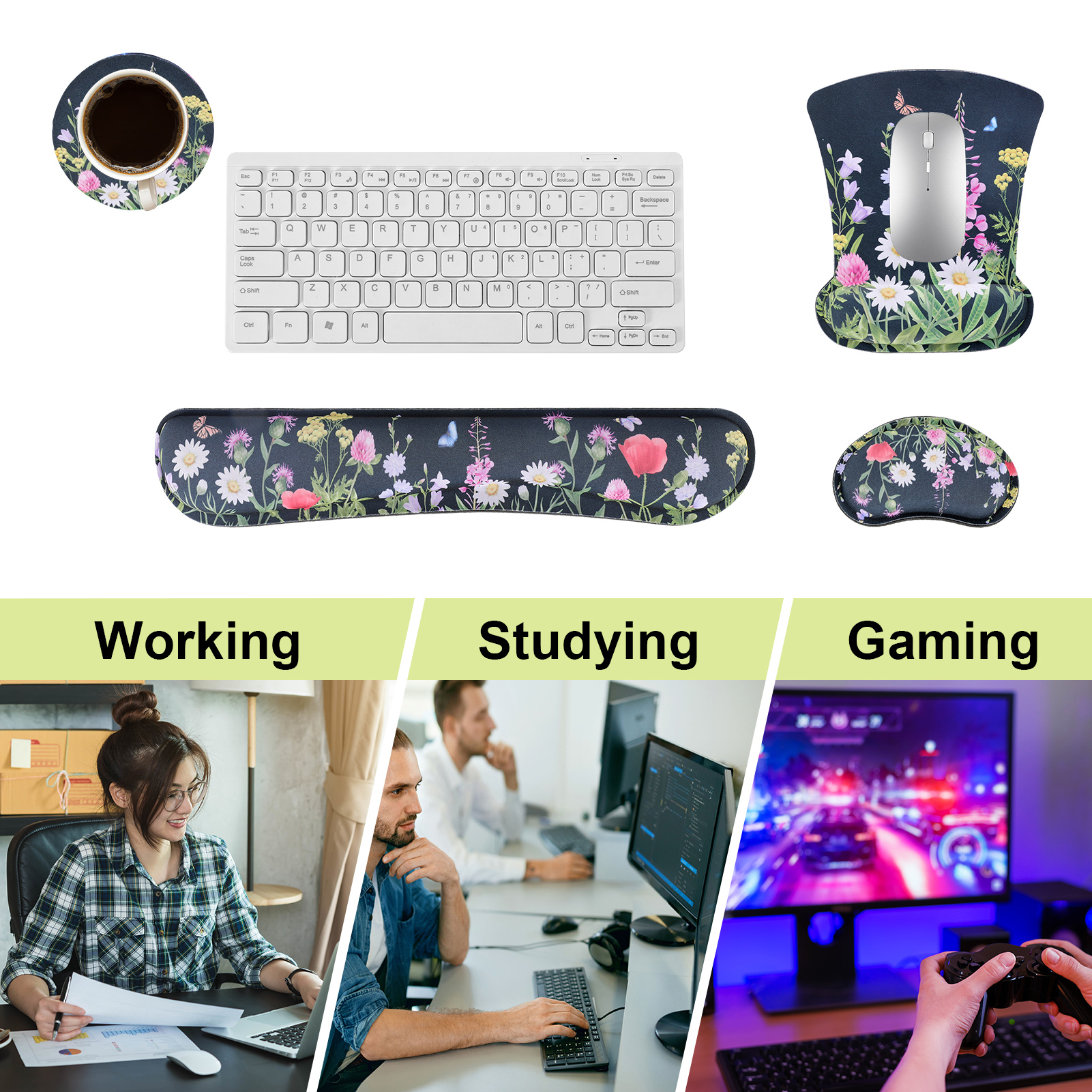 Sixwipe Ergonomic Mouse Pad with Wrist Rest photo 7