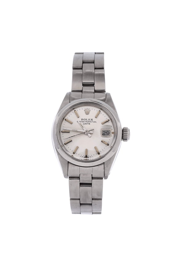 Pre-Owned Oyster Perpetual Datejust Automatic Watch Stainless Steel 26 By Rebag