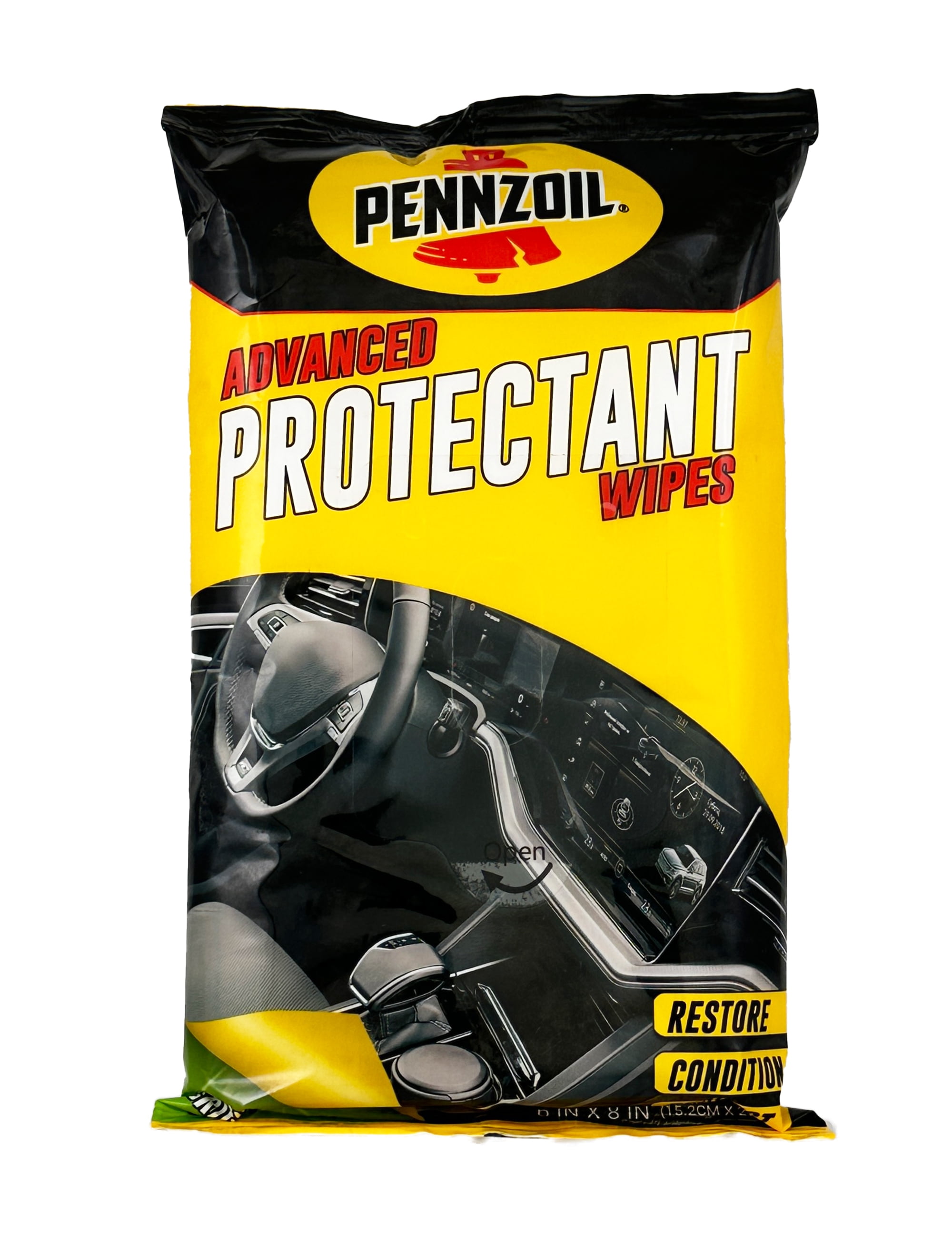 Pennzoil Protectant Wipes Car Cleaner, Interior Car Wipes for