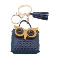 thumbnail image 2 of YYKihy Multipurpose Cute Mini Bag Keychain Leather Owl Tassel Keychain Owl Coi N Purse Keychain, 2 of 6