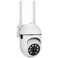 thumbnail image 1 of Cámara de vigilancia WiFi para exteriores PTZ, cámara IP inalámbrica impermeable de 360°, visión nocturna en color, audio bidireccional, detección de movimiento, tarjeta micro SD, 1 of 4