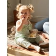 thumbnail image 5 of BemeyourBBs Toddler Bbay Girl Summer Clothes Plaid Gingham Smocked Romper One Piece Jumpsuit Front Bowknot Strap Sleeveless Plaid Wide-Leg Pants Overalls Little Girl Summer Outfit, 5 of 9