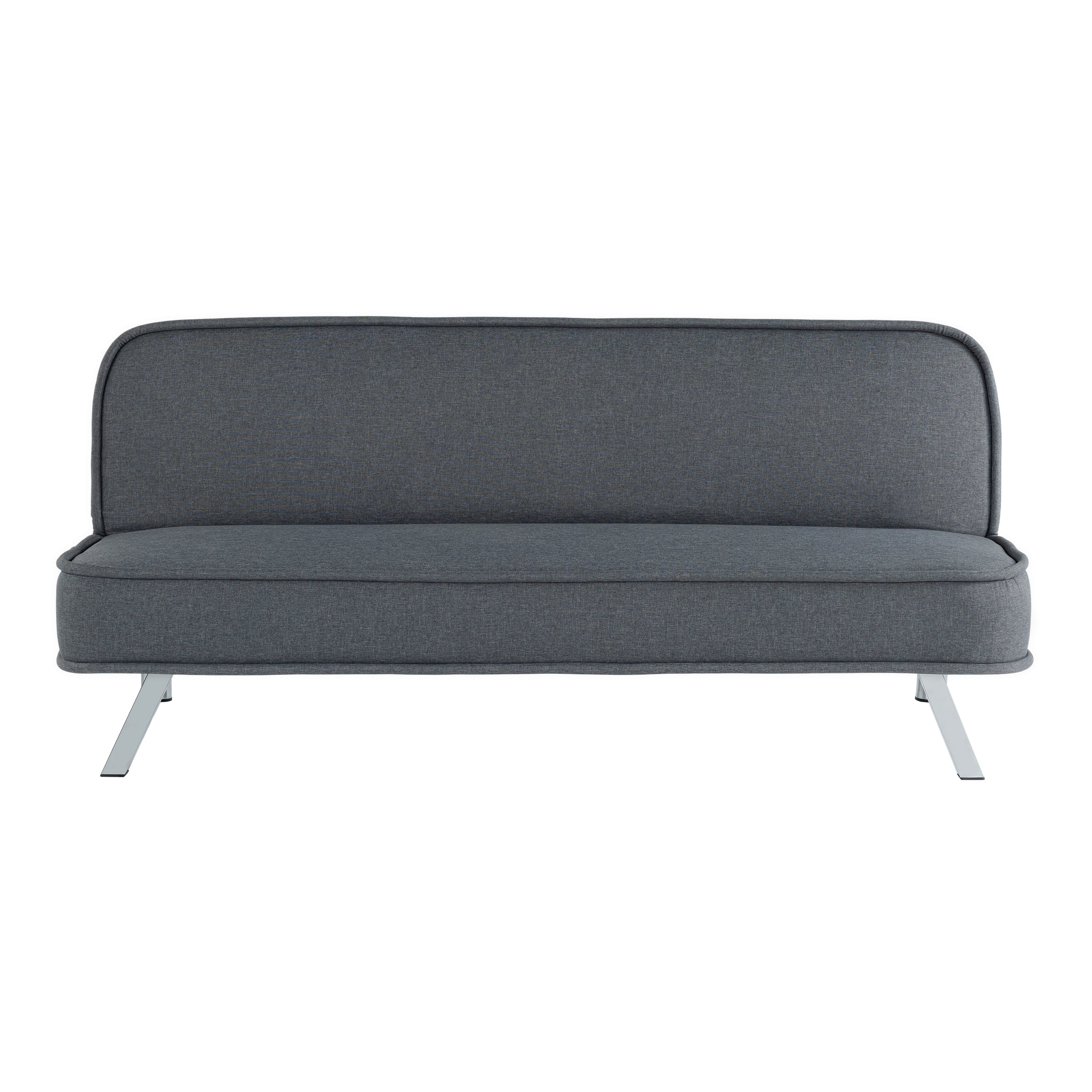 Serta Toronto Modern Convertible Sofa, Charcoal Woven Fabric