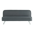 thumbnail image 4 of Serta Toronto Modern Convertible Sofa, Charcoal Woven Fabric, 4 of 12