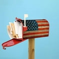 thumbnail image 6 of American Flag Mailbox Covers, Magnetic Post Box Cover Wraps Large Size 25.5x21 in for Garden Yard Décor, 6 of 6