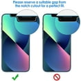 thumbnail image 2 of Tempered Glass Ultra Screen Protection for iPhone 12 Mini 5.4 inch (2-Pack), 2 of 4