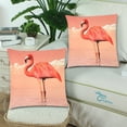 thumbnail image 2 of MKHERT Flamingo Throw Pillowcase Pillow Cover Cushion Couver 18x18 inch, Set of 2, 2 of 3