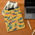 thumbnail image 5 of FORMRS A4 Clipboard Folder with Pen Holder Horizontal Foldable School Office Binder, Yellow Sardines Pattern, 5 of 9