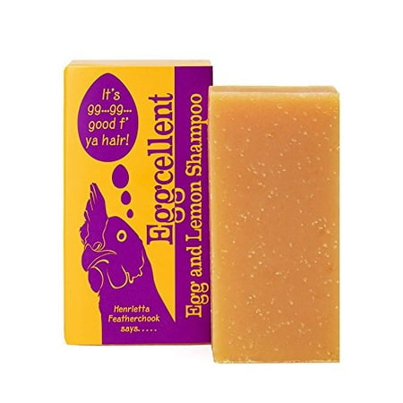 Beauty and the Bees Eggcellent Shampoo Bar 100% Natural - Chemical & Sulfate Free -