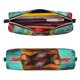 thumbnail image 2 of Disketp Meditating French Bulldog Estuche de Lápices de Cuero con Cierre, Estuche Compacto para Papelería, Bolígrafos y Accesorios Pequeños, 2 of 7