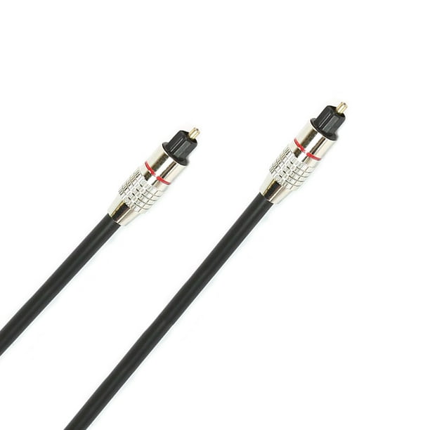 axGear 5m 15FT fibre optique optique numérique Toslink câble audio mâle  cordon OD 