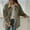 Green, variant on Womens Zip Up Jackets Lightweight Solid Color Long Sleeve Lapel Coat Loose Fit Casual Fashion 2025