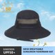 thumbnail image 5 of Sombreros De Protección Solar Gorro unisex anti-UV, transpirable, para pesca, senderismo, cómodo para jardín (negro), 5 of 7