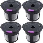 Reusable K Cups for Keurig 2.0&1.0, 4 Packs Universal Refillable K Cups Coffee Filter, BPA-FREE K Cup Reusable Fits Most Keurig K-Cup Brewers