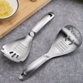 thumbnail image 2 of Spoon Food Grade Stainless Steel Ginger Crusher Egg White Separator Beer Opener Spoon Home Supply, 2 of 7