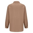 thumbnail image 7 of Casual Shirts for Women Long Sleeve Button Down Blouses Fall 2026 Solid Color Trendy Tops Womens Button Down Shirts Long Sleeve Cotton Gauze Tops Casual Collared Blouses Loose Fit, 7 of 7