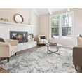 thumbnail image 3 of Toyoso 10x14 Area Rug Living Room Rugs - Washable Neutral Modern Abstract Soft Thin Large Rug Indoor Floor No Slip Rug Carpet for Bedroom Under Dining Table Home Office Decor - Grey, 3 of 9