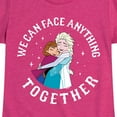 thumbnail image 3 of Frozen - We Can Face Anything - Toddler And Youth Girls Short Sleeve Graphic T-Shirt, 3 of 5