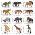 thumbnail image 4 of 12PCS Mini Prehistoric Mammal Toy Set - Hand-Painted PVC Animal Dolls - Birthday Gift for Kids, 4 of 6