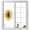 White, variant on Window Privacy Film Yellow Sunflowers Stained Glass Window Film Decorative Sun Block Window Cover You Are My Sunshine Wood Rustic Window Clings Static Adhesive Sticker for Bathroom 23.6"x59"