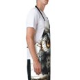 thumbnail image 6 of Zufioo Whimsical Owl On Branch Print Adult Waterproof Apron, Cooking Apron, Flower Arranging and Painting Apron-Adjustable Straps, with Pockets, Kitchen Supplies-One Size, 6 of 9