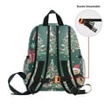 thumbnail image 5 of FORMRS School Backpack with Front Zippered Pocket 12" Student Travel Daypack, Red Christmas Gingerbread, 5 of 6