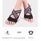 thumbnail image 3 of Calcetines De Yoga Sin Dedos, Absorción Del Sudor, 1 Par De Calcetines De Pilates Sin Dedos Con Correa Antideslizante, Silicona Para Entrenamiento Para Mujer, 3 of 7