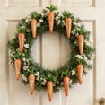 thumbnail image 4 of HOARBOEG Set of 2 Easter Carrot Ornaments, Sparkling Glitter Foam Carrot Decor for Easter Basket and Table, Farmhouse Style Holiday Hanging Decorations, 4 of 7