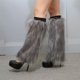thumbnail image 4 of Women’s Faux Wool Leg Warmers Boot Covers Comfortable Winter Knee-High Stretchy Warmth Accessories For Christmas Party Outfit, 4 of 6