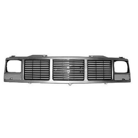 Gmc Suburban Grill - Silver Grill Assembly for GMC Pickup, Suburban, Yukon Grille GM1200325