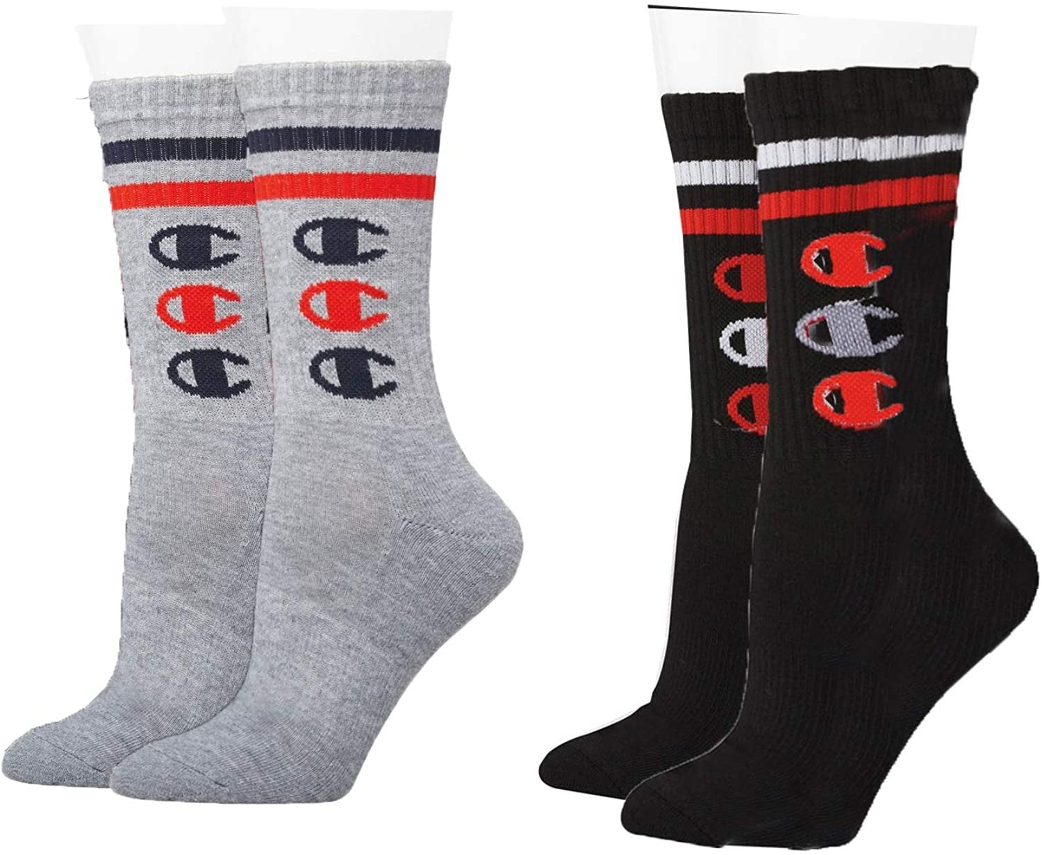 Champion duo dry 2025 women's crew socks