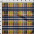 thumbnail image 3 of oneOone Cotton Flex Orange Fabric Madras Check Craft Projects Decor Fabric Printed By The Yard 40 Inches Wide, 3 of 4
