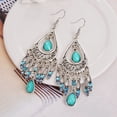 thumbnail image 2 of Qarigey Dido-pendientes con borlas de estilo bohemio para mujer y niña, aretes colgantes con flecos largos, joyería Vintage para mujer Ropa, zapatos y accesorios Miscelánea verde, 2 of 6