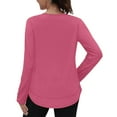 thumbnail image 5 of TrdSipl Women Workout Shirts Light Weight Long Sleeve Upf 50+ Sun Protection T-Shirt Quick-Dry Athletic Gym Hiking Tops, 5 of 7