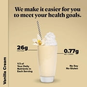 Keto Chow Vanilla Cream Ultra Low-Carb Meal Shake, 21 Servings