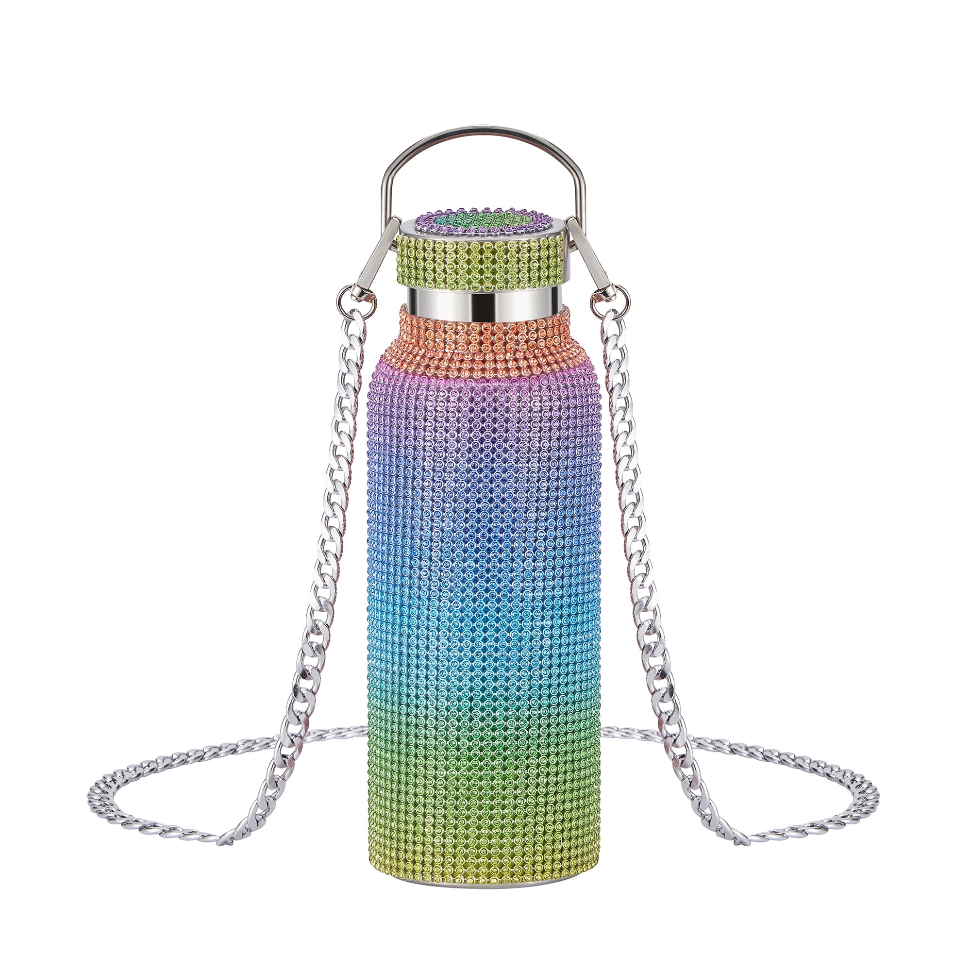 Diamond Water Bottle Bling Rhinestone Stainless Steel Thermal Bottle