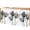 White, variant on Tulip Black White Cabinet Curtains 28"W x 51"L,Dustproof Sink Skirt Curtain for Kitchen Bathroom,Spring Floral Botanical Bloom Adhesive Desk Skirt Privacy Curtains for Pantry Classroom Office Closet