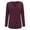 Wine, variant on Women's Ribbed Knit Cardigan with Pockets Lightweight Long Sleeve Open Front Cover Up Cozy Lounge Wear for Fall