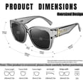 thumbnail image 3 of Gafas de Sol KANASTAL Polarizadas UV400 Negras para Usar Sobre Lentes, 3 of 6