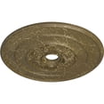 thumbnail image 3 of Ekena Millwork 26"OD x 3 1/8"ID x 1 1/2"P Traditional with Acanthus Leaves Ceiling Medallion (Fits Canopies up to 4 1/4"), Hand-Painted Mississippi Mud Crackle, 3 of 5