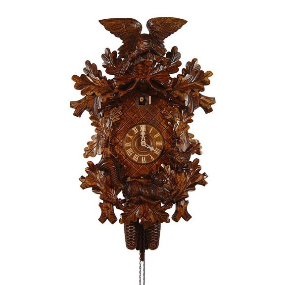Cuckoo Clock Squirrel, Eagle, Bird