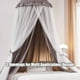 thumbnail image 3 of Dosel de Cama Hommi Lovvi Doble Capa con Luces Estrelladas - Gris, 3 of 7