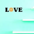 thumbnail image 1 of Custom Decals Love Basketball Wall Art Size: 6 X 20 Inches Color: Multi, 1 of 1