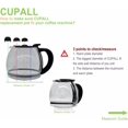 thumbnail image 4 of 12-Cup Glass Replacement Coffee Carafe - Compatible with Mr. Coffee, Black & Decker, Cuisinart - BPA-Free, Dishwasher Safe - Easy Pour Design|12 Cup Replacement Glass Coffee Carafe ‚Äö√Ñ√¨ Compatible, 4 of 7