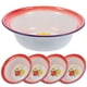 thumbnail image 5 of Juego de 5 tazones esmaltados reutilizables para aperitivos, ideales para camping, picnic y sopas., 5 of 7