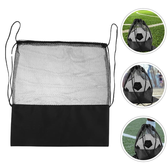BRIGHTFUFU Basketball Carrying Bag Portable Drawstring Backpack Oxford Cloth for Sports Training 1Pack for Fan Gear