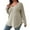 Gray, variant on Lovskoo 2024 Sweaters for Women Winter Trendy Long Sleeve Solid Color V-Neck Sweater Pullover Tops Black